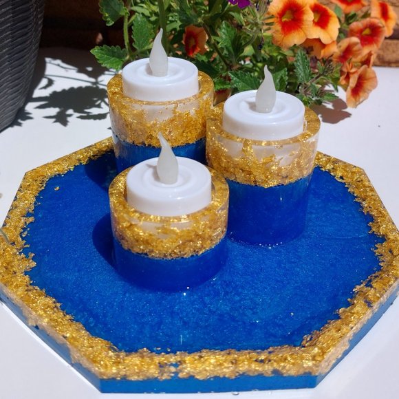 Tea Light/Candle Holder Tray - Picture 4 of 9